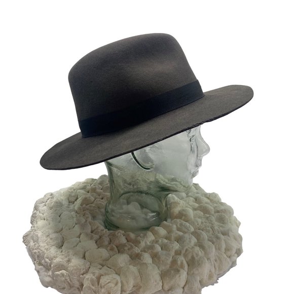 THE MANHATTAN FEDORA Gray Fur Felt Hat 57 main image 16